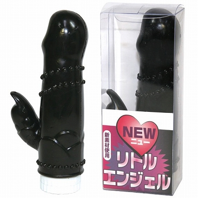 ニューリトルエンジェル (ブラック)(バイブ(電動こけし))