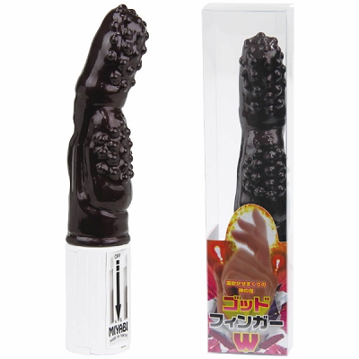 ゴッドフィンガーW (ブラック)(バイブ(電動こけし))