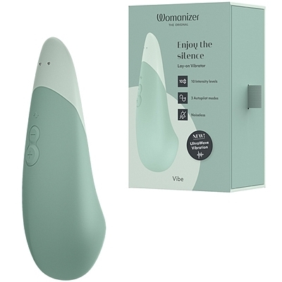 ウーマナイザーバイブ 電動マッサージャー (セージ)(バイブ(電動こけし))