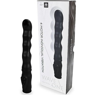 WAVE−ONE (ブラック)(バイブ(電動こけし))