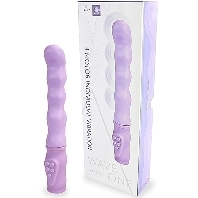 WAVE−ONE (パープル)(バイブ(電動こけし))