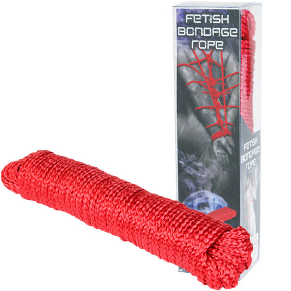 フェティッシュボンデージロープ (レッド)