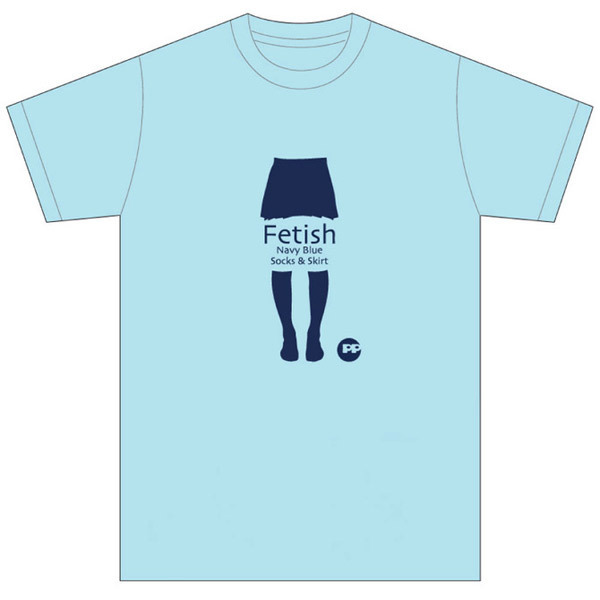 エロとおしゃれの融合Tシャツ (スカート&ソックス LL)