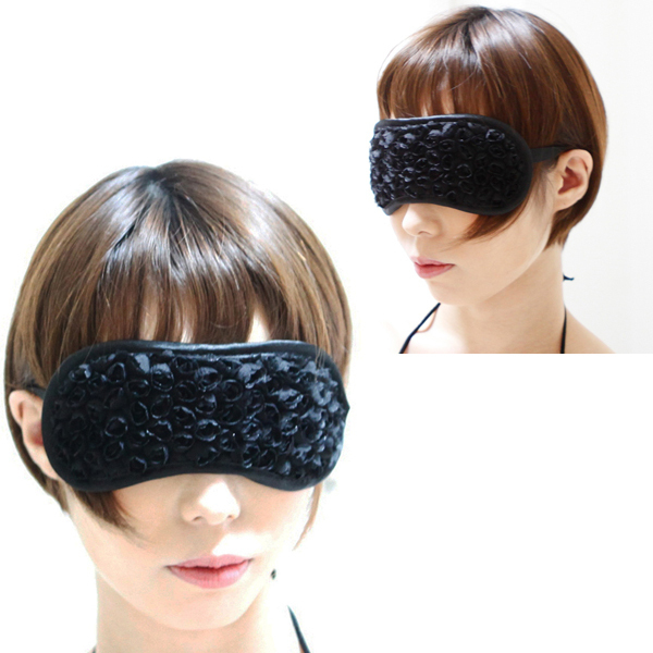 <SM VIP>アイマスク (ブラックフラワー)