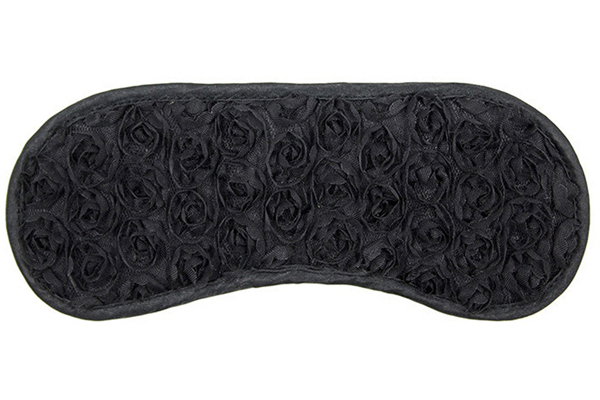 <SM VIP>アイマスク (ブラックフラワー)