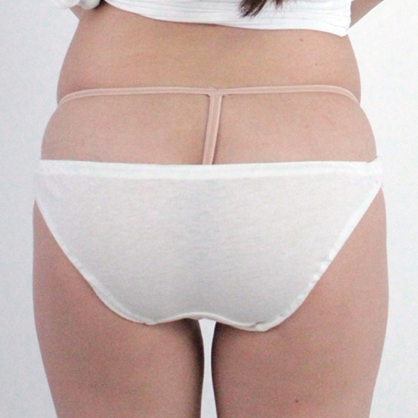 肌触りの良いインゴムフルバック (ピンク)