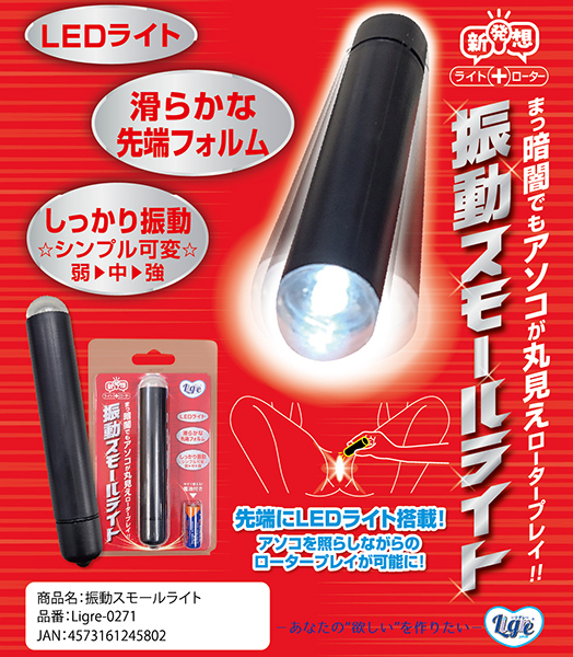 【2360円★数量限定】振動スモールライト<お一人様1点限り>