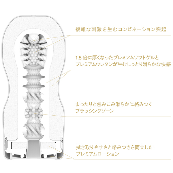 【リニューアル版】PREMIUM TENGA オリジナルバキュームカップ (ソフト)