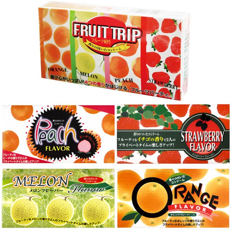 【甘～～～い香り付き】フレーバーコンドーム　５点セット