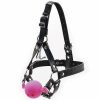 ＜ＳＭ　ＶＩＰ＞鼻フックボールギャグハーネス　（ピンク）