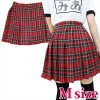 チェック柄プリーツスカート　Ｍ