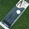 レース付き花柄メッシュニーハイソックス　黒　１４０～１６０ｃｍ