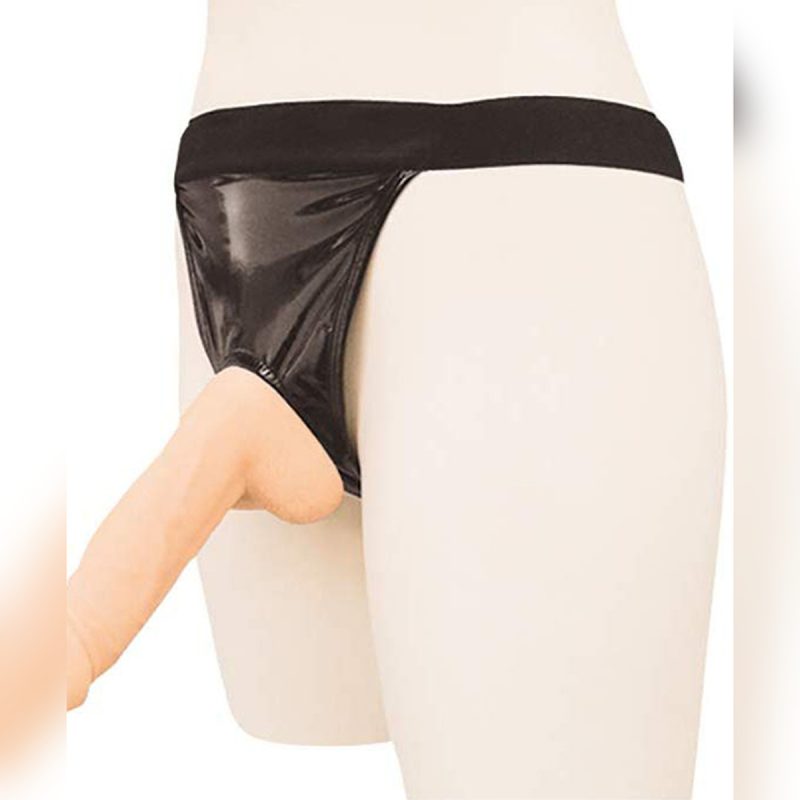 Alternative view of 光沢エナメルジョグストラップリングショーツ