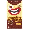 ＯＬＩＶＩＡ　ナチュラル　ラテックスダム　６枚入り　（チョコレート）