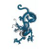 タトゥーシール　青清竜
